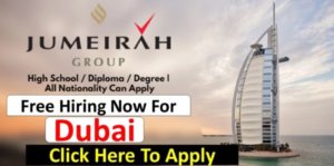 Jumeirah Group Hiring Staff In Dubai UAE